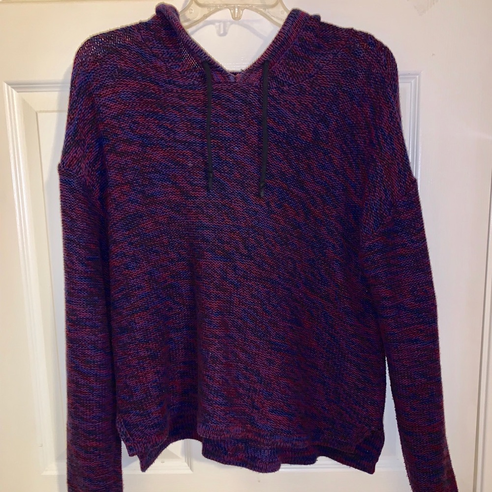 poncho inspired hoodie